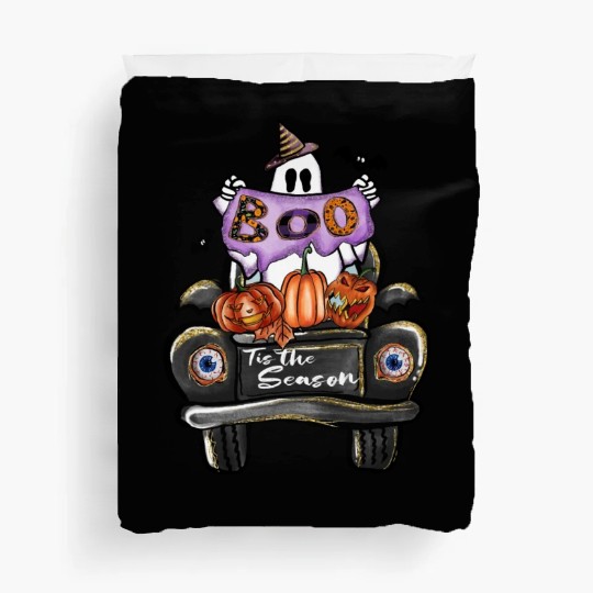 Boo Tis the season sublimation Halloween Duvet Covers
