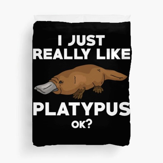 Funny Platypus Lover Duvet Covers