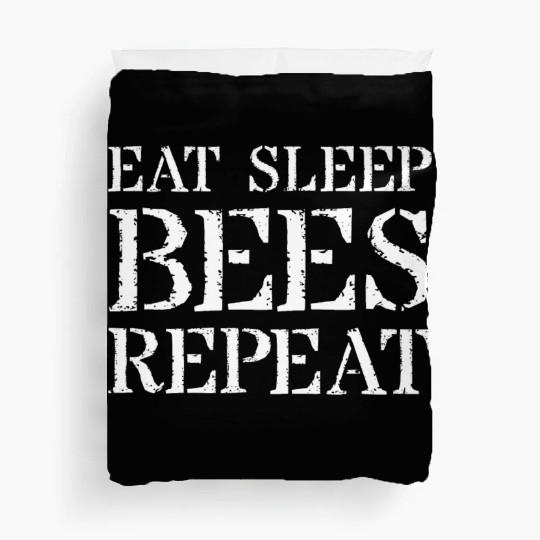 Beekeeper Duvet Covers Gift For Beekeeping Eat Sleep