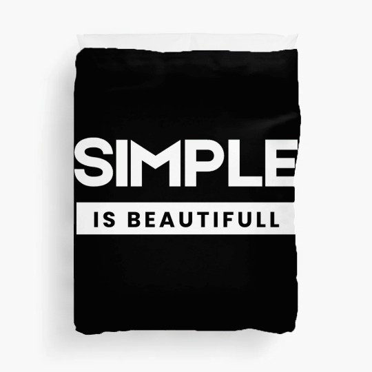 Simple is beautiful cool and stylish Duvet Covers