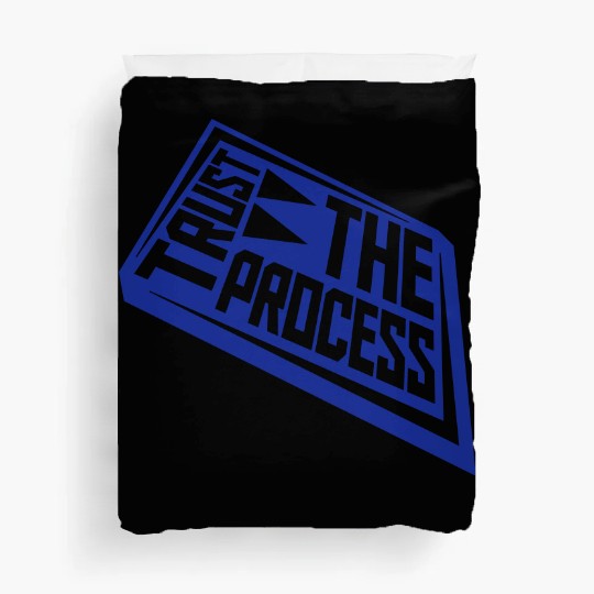 trust the process quote Duvet Covers