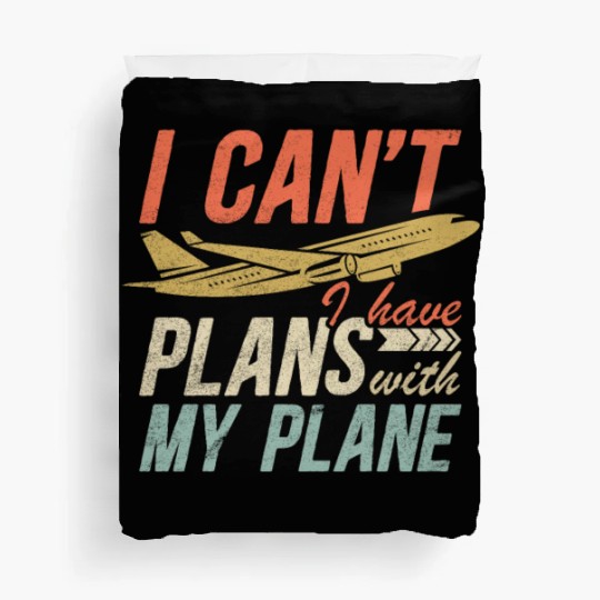 Airline Pilot Aviation Pun For a Corporate Pilot Duvet Covers