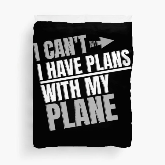 Airline Pilot Aviation Pun For a Corporate Pilot Duvet Covers