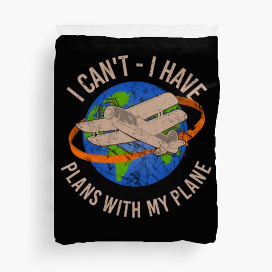 Airline Pilot Aviation Pun For a Corporate Pilot Duvet Covers