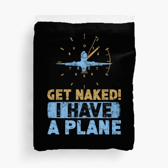 Airline Pilot Aviation Pun For a Corporate Pilot Duvet Covers