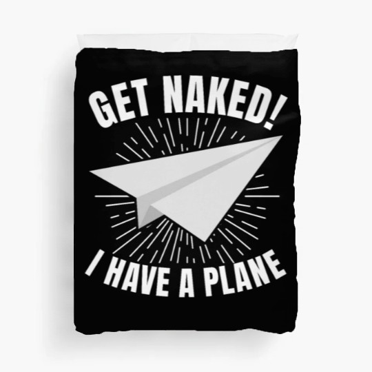 Airline Pilot Aviation Pun For a Corporate Pilot Duvet Covers
