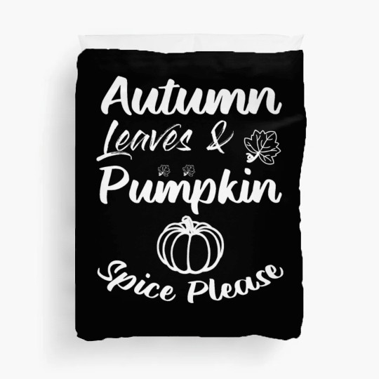 Pumpkin Spice Thanksgiving Duvet Covers