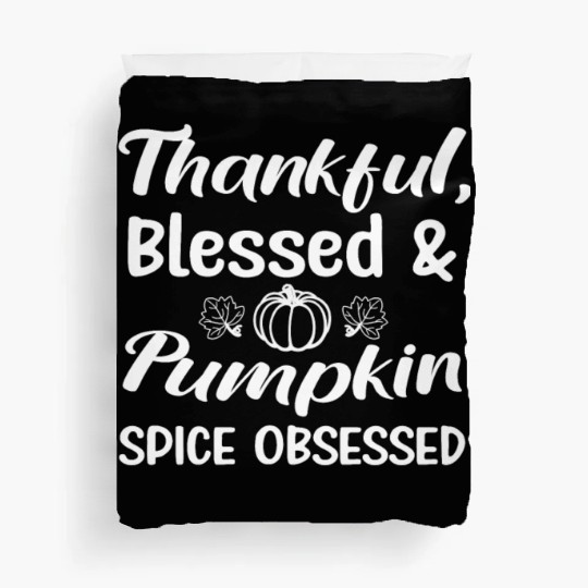 Pumpkin Spice Thanksgiving Duvet Covers