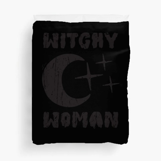 Witchy Woman - magic halloween Duvet Covers