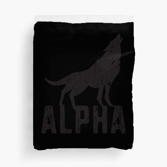 Alpha - wolf lover Duvet Covers