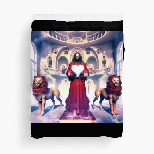 Jesus the Lion Hearted Duvet Covers