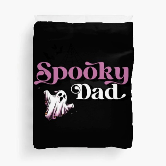 Cute Spooky Dad Halloween Outfit Duvet Covers
