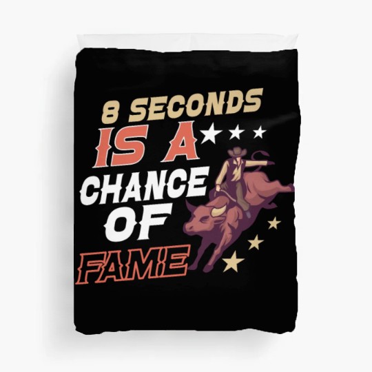 Rodeo Bull Riding Livestock Show Farmer Cattle Duvet Covers