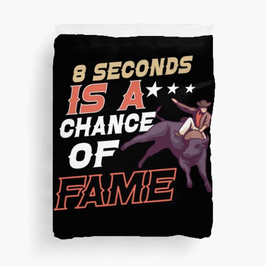 Rodeo Bull Riding Livestock Show Farmer Cattle Duvet Covers