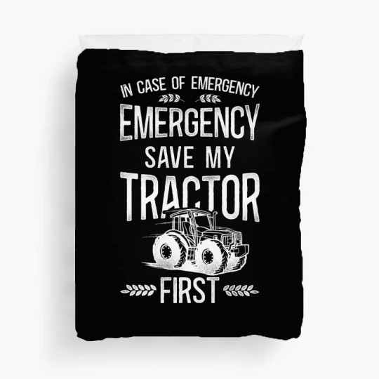Farming Farmer Tractor Vintage In Duvet Covers
