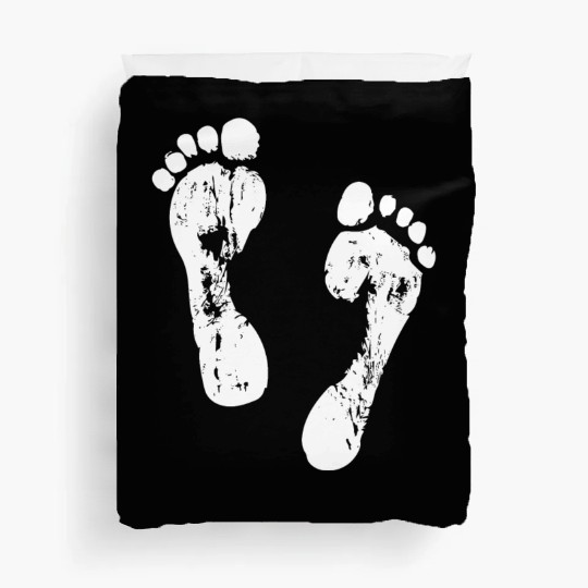 Footprints In The Sand Duvet Covers