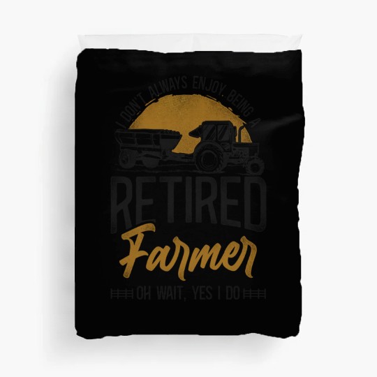 Farming Farmer Retired Tractor Duvet Covers