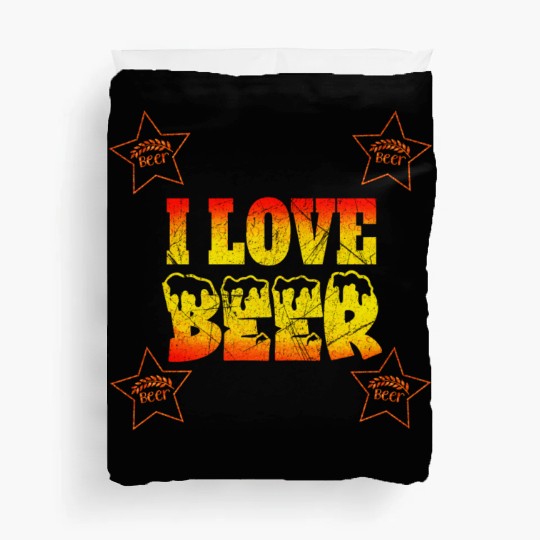 I love beer national beer lovers day Duvet Covers