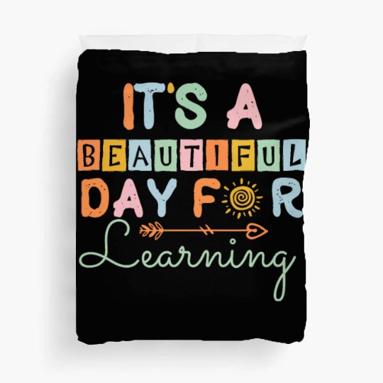 Inspirational Elementary Teacher Preschool Teachin Duvet Covers