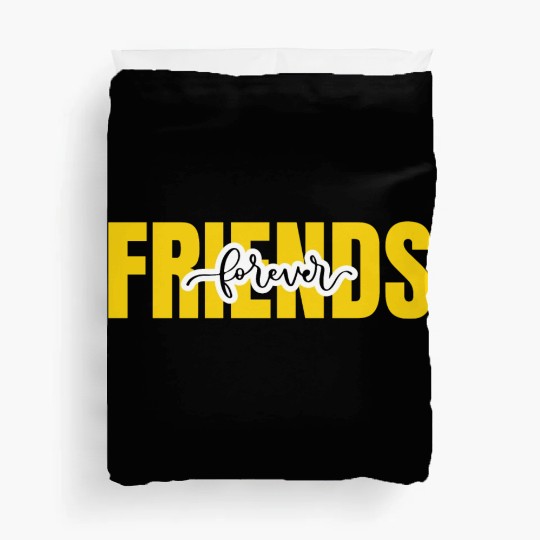 Friends forever. World's friendship day Duvet Covers
