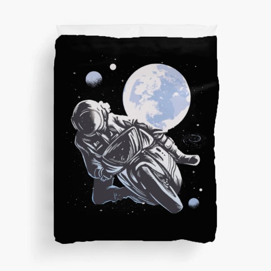 Space astronaut science planets astronomy design Duvet Covers