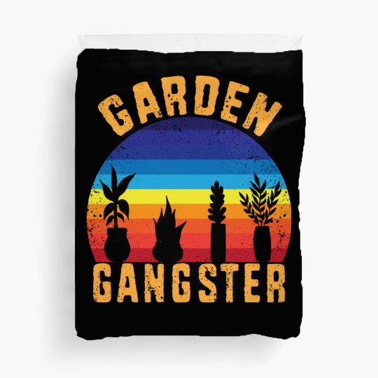 Funny Gardener Botanical Garden Gangster Duvet Covers