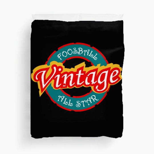 Foosball vintage all star Duvet Covers