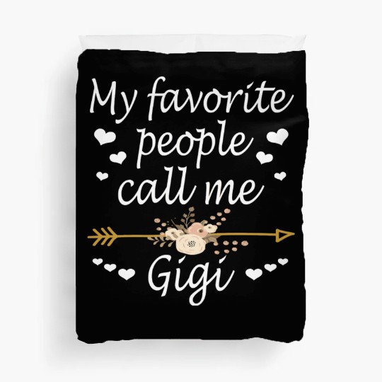 My Favorite People Call Me Gigi Christmas Duvet Covers