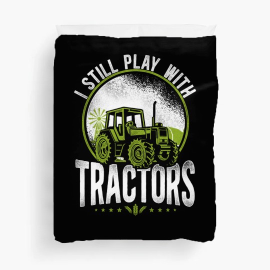 Farming Farmer Tractor Vintage I Duvet Covers