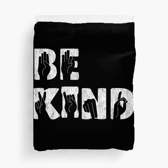 Anti Bully Be Kind Cute Orange Unity Day Bullying Duvet Covers