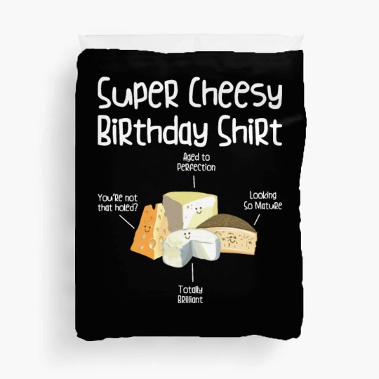 Super Cheesy Birthday Party Natal Day Cheese Duvet Covers