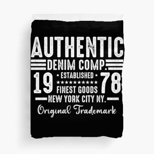 New York City Born In 1978 Vintage Birthday Duvet Covers