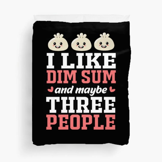 Funny Dim Sum Lover Dumpling Chinese Food Duvet Covers
