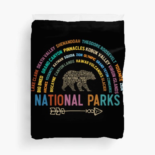 US National Parks, National Park, Denali, Redwood Duvet Covers