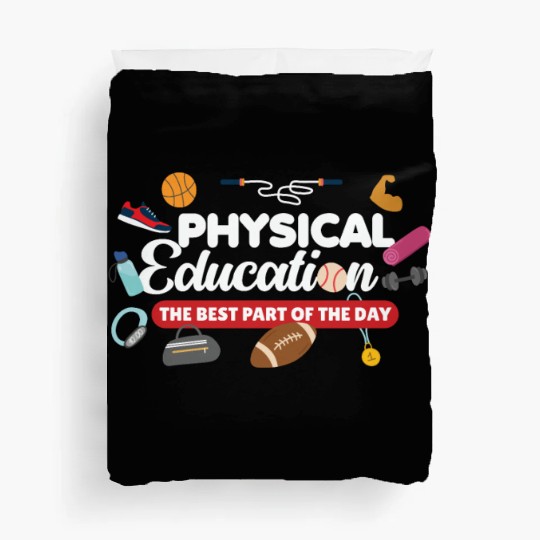 Physical Teacher Phys Ed Physical Education Duvet Covers