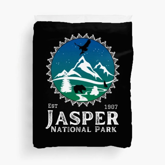 Jasper National Park, Canadian Rockies Duvet Covers