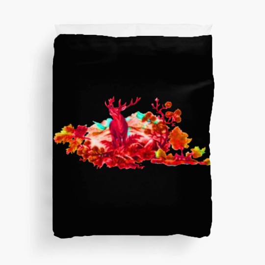 Deer Swamp Illustrate Duvet Covers