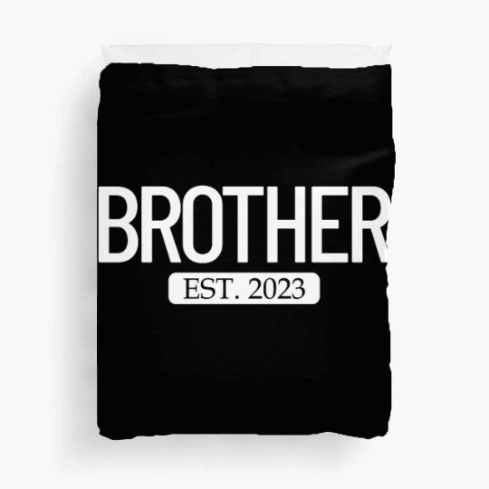 Brother Est. 2023 New Bigger Brother Gift Boys Duvet Covers