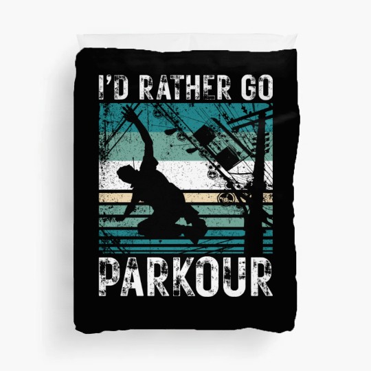 Parkour Free Running Traceur Duvet Covers