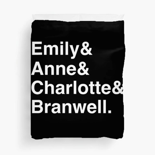 Funny Emily Bronte Charlotte Bronte Bronte Sibling Duvet Covers