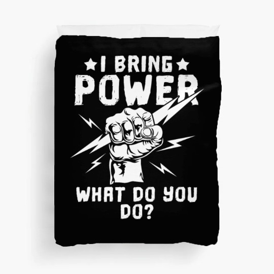 Electrician Construction Electrician Duvet Covers