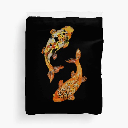 Aesthetic Japanese Koi Fish Nishikigoi Duvet Covers