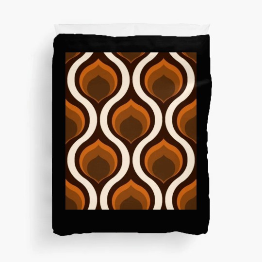 Autumn colors inscription on dress fall vibes Duvet Covers
