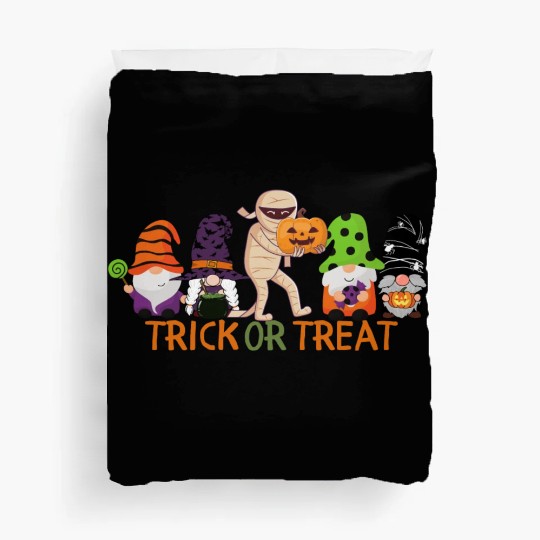 Trick or Treat Gnomes Duvet Covers
