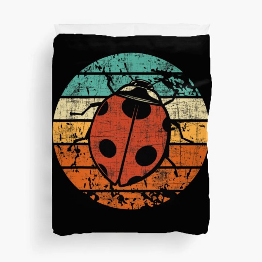 Retro Vintage Ladybug Animal Insect Lover Ladybird Duvet Covers