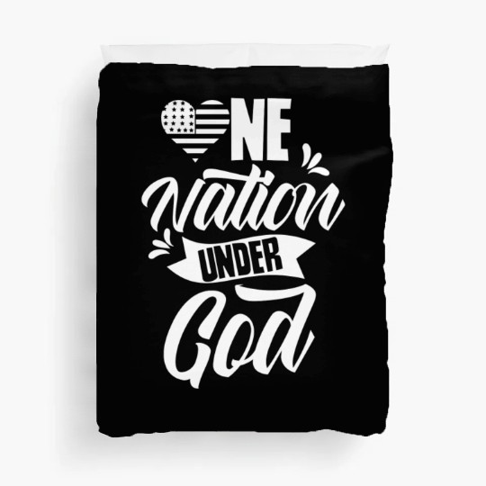 One Nation Under God America USA American US Duvet Covers