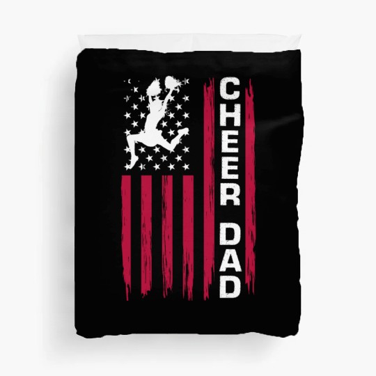 Cheer Dad Cheerleader Dad Cheerleading Dad Duvet Covers