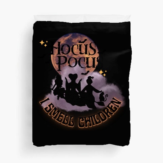 Hocus Pocus Sticker, I Smell Children Sticker Duvet Covers