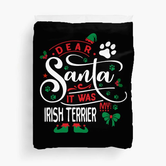 Irish Terrier Dog Christmas Dog breed Duvet Covers