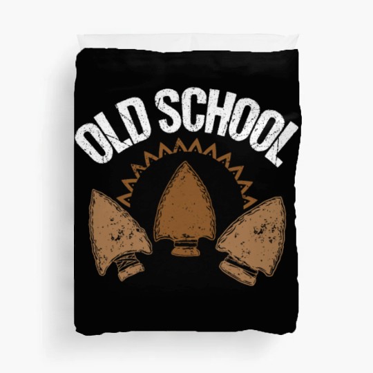 Old School Arrowhead Archery Duvet Covers